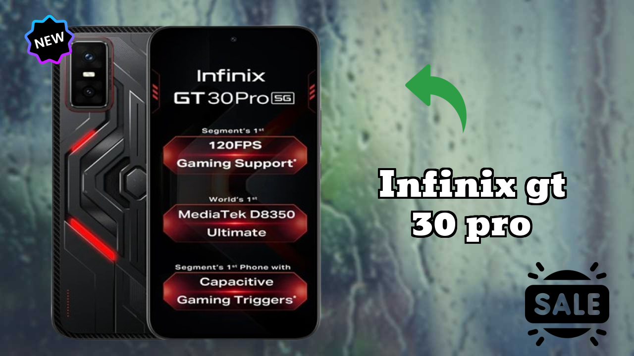 Infinix GT 30 Pro Battery Life: 5500 MAh Charging Speed