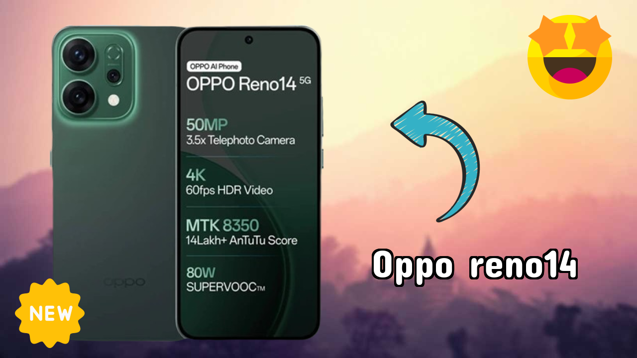 OPPO Reno14 Display Technology: 6.59 Inches (16.74 Cm) Screen
