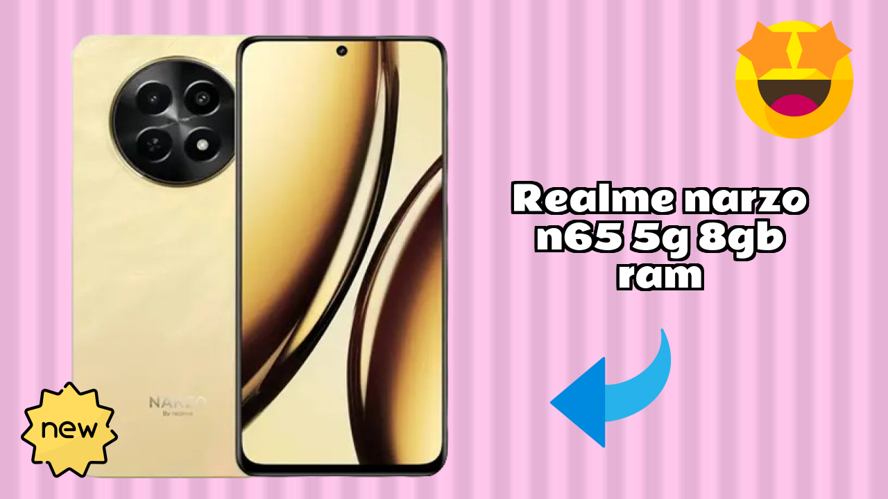 Realme Narzo N65 5G 8GB RAM Display Analysis: 6.67 Inches (16.94 Cm) Screen