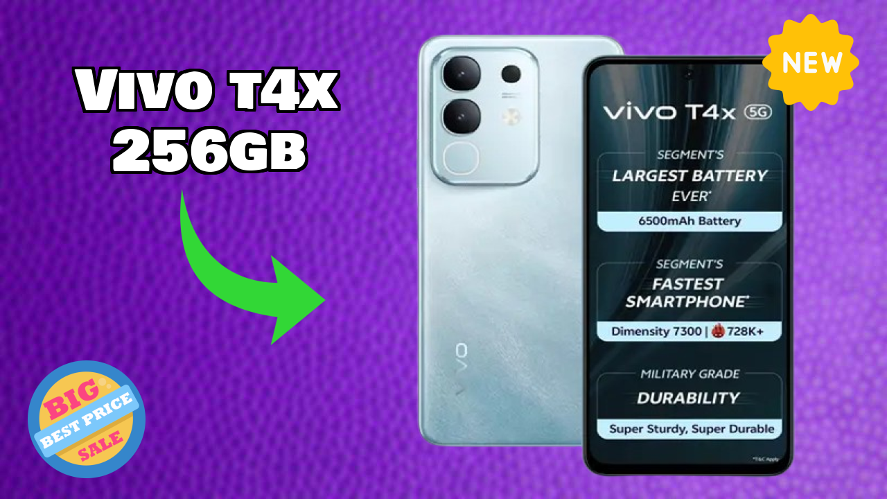 Vivo T4X 256GB Display Technology: LCD Review